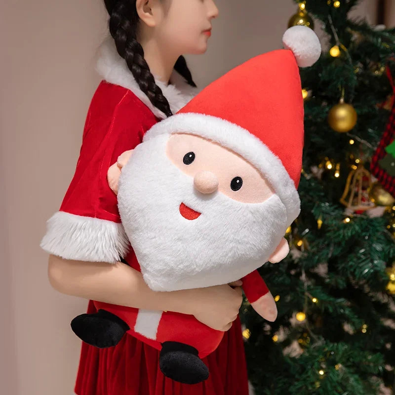 Charming Christmas Plush Toy Collection: Santa Claus, Christmas Tree, Gingerbread Man, Reindeer, Snowman, and Grandma Doll Gifts